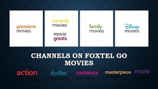 what channels are on Foxtel Go