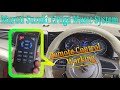 Remote Se Car Music System Working Maruti Suzuki Ertiga Music System Working For Remote