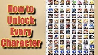 How to Unlock Every Character in Smash Bros Ultimate