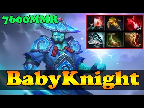 BabyKnight 7000 MMR Plays Storm Spirit vol 5 - Ranked Match Gameplay - Dota 2