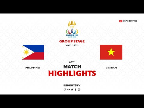 Philippines vs Vietnam HIGHLIGHTS SEA Games Cambodia 2023 | PHI vs VIE ESPORTSTV