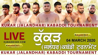 Kukar (Jalandhar) Kabaddi Tournament 04 Mar 2020