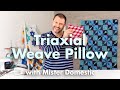 How to make a Triaxial Fabric Weaving Pillow Front with Mister Domestic | Fat Quarter Shop