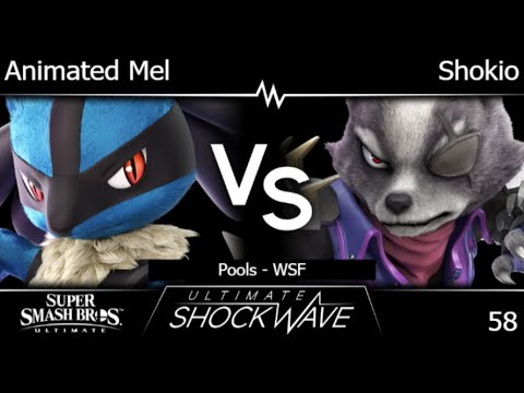 USW 58 - Animated Mel (Lucario) vs TLOC | Shokio (Wolf, Fox) Pools - WSF - SSBU