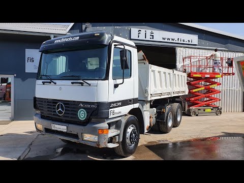 MERCEDES BENZ ACTROS 2635 TIPPER - FIŠ TRUCKS SLOVENIA