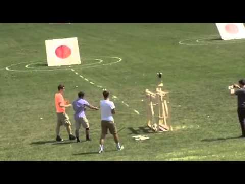 Engineering Trebuchet 100 yards