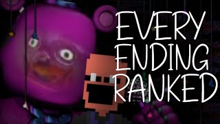 Every Dayshift at Freddy's Ending RANKED