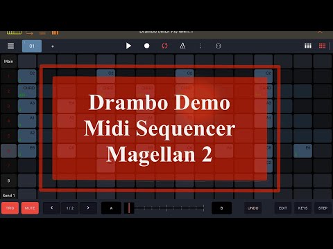 BeepStreet Drambo - Demo: Midi Sequencer - Magellan 2