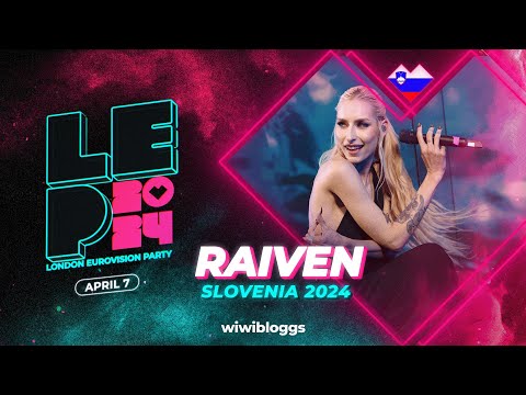 🇸🇮 Raiven "Veronika" (Slovenia 2024) - LIVE @ London Eurovision Party 2024