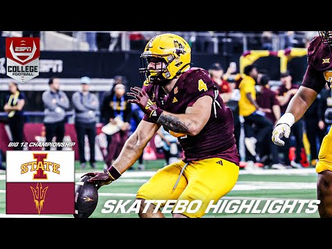 HIGHLIGHTS from Cam Skattebo's 208-YD & 3-TD game in the Big 12 Championship | ESPN CFB