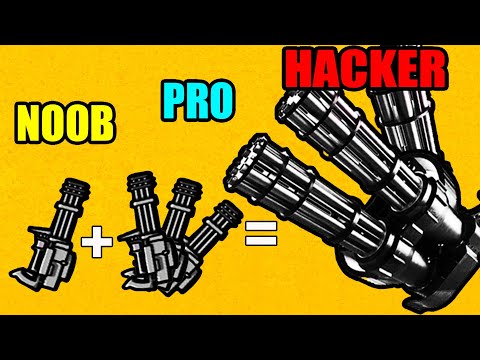 NOOB vs PRO vs HACKER Weapon Melter Run