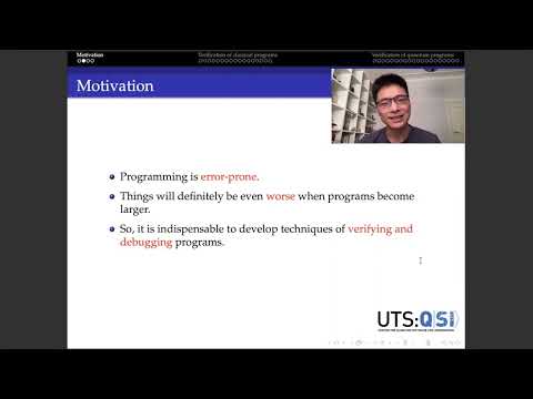 32 | Hoare logic for verification of quantum programs