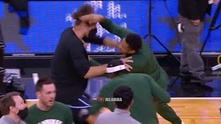 [其他] Giannis and Robin Lopez wrestling 