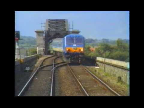 New 201 class loco number 208 arriving in Drogheda on the Enterprise