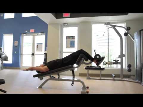 Decline Bench Full Sit-up Side Reach - Core