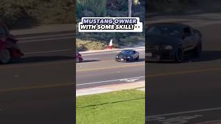 S197 Mustang GT Swinging A Corner In Public… That’s Skill!👀💨 #s197 #mustang #ford #gtmustang