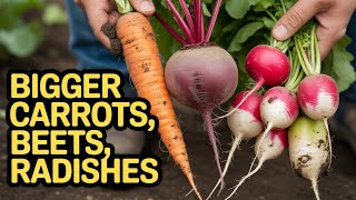 Root Veggie Secrets: How to Grow Bigger Carrots, Beets & Radishes