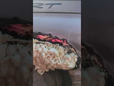 My 1st repair with epoxy and fiberglass