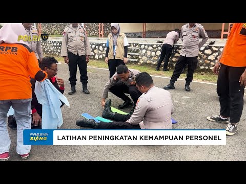 POLRES PAMEKASAN GELAR LATKATPUAN WUJUDKAN POLISI BAIK DAN POLISI PENOLONG