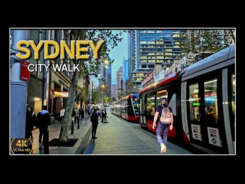 SYDNEY AUSTRALIA | City Walking Tour 4K | 2024