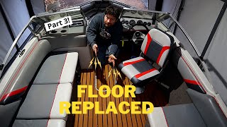 Replacing a boat floor