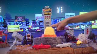 Mattel Hot Weels Monster trucks aréna bone shaker finále HNB96 TV