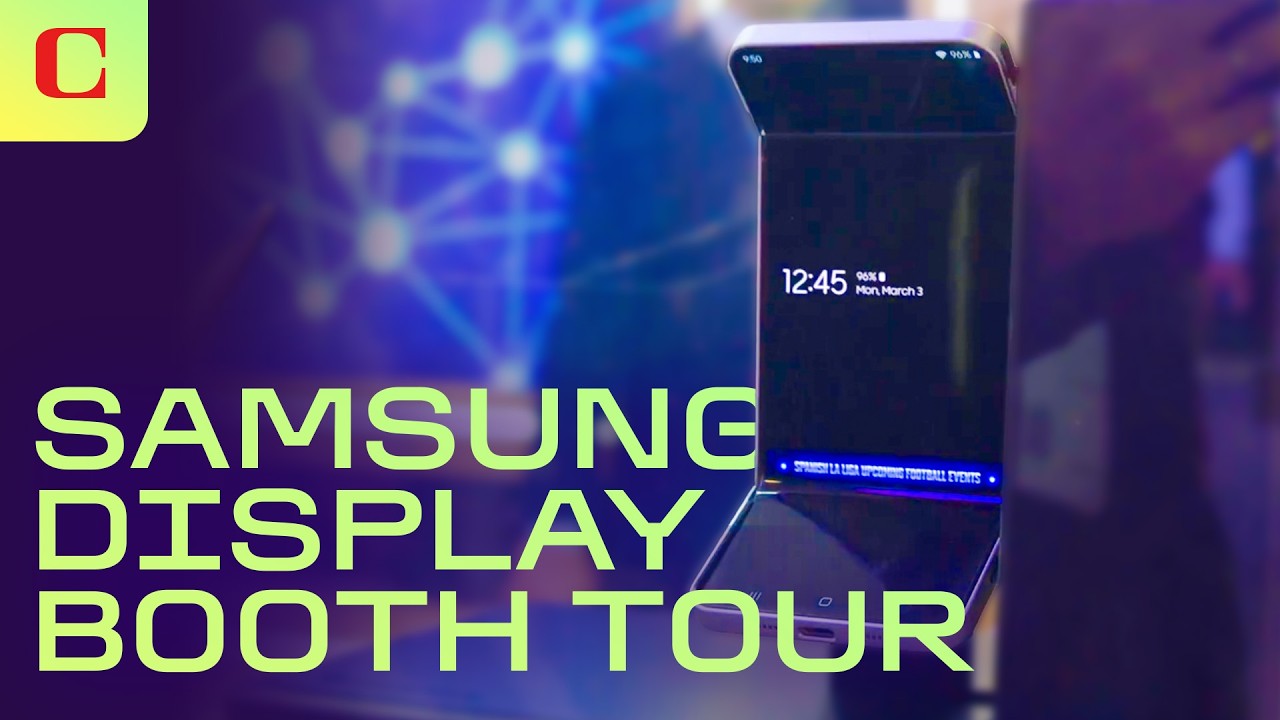 Samsung’s Stretchable, Rollable and Foldable Screens Are on Display at MWC 2025 - YouTube