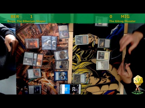 Liga de Commander de TITAN GAMES    The Gitrog Monster   Vs Breya, The Etherium Shaper