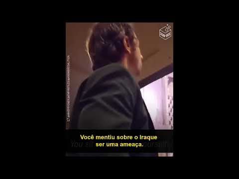 Bush, suas mentiras mataram um milhão de iraquianos!