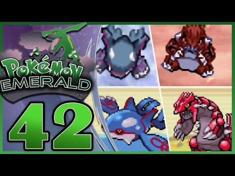 WEATHER DUO  KYOGRE & GROUDON  - POKEMON EMERALD LETS PLAY 42