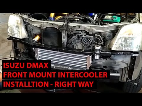 Installing an Intercooler on the 2005 Isuzu DMAX the CORRECT WAY