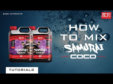 How to mix SHOGUN Samurai Coco Nutrients - Coir Feed