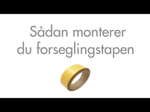 Udestue -  forseglingstape