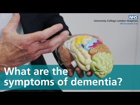 What are the symptoms of dementia?