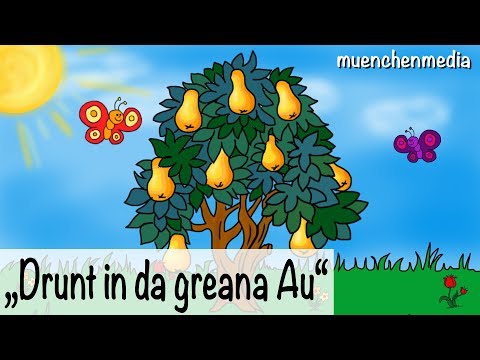 🎵 Drunt in der greana Au, Kinderlieder deutsch | Kinderlieder zum Mitsingen - muenchenmedia