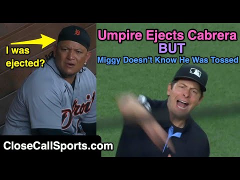 E126 - May Ejects Miguel Cabrera, Who Doesn't Know He Was Tossed...Can a Player 'Win' an Ejection?