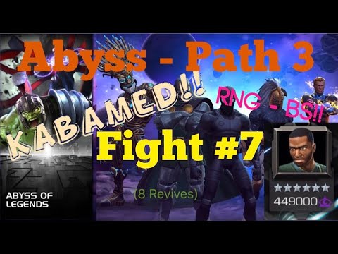 MCOC - Abyss of Legends - Path 3 - Fight #7 - Human Torch (and Stealth Spidey) Vs Ex. Mordo