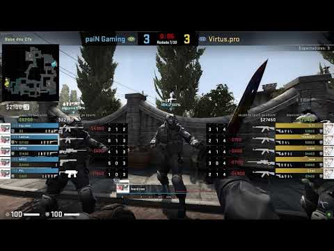 Pov csgo demo hardzao (22/17) paiN vs Virtus.pro - Inferno (PGL Major Stockholm 26/10/2021)