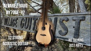 Video thumbnail for Alvarez Yairi DY70CE-12 12 String Acoustic Guitar Demo | No Talking, Just Riffs by Ted Spacagna
