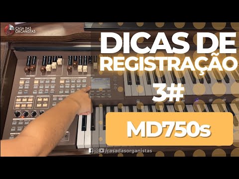 Dicas de registração Tokai MD750s#3 - Casa das Organistas