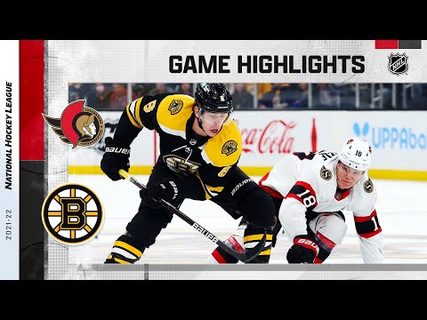 Senators @ Bruins 11/9/21 | NHL Highlights