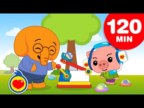 Pequeños Inventores - Plim Plim - Capítulos Nuevos y Completos - Dibujos Animados (120 Min)