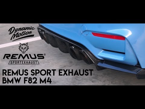 REMUS SPORT EXHAUST: BMW F82 M4 // Dynamic Motion Media