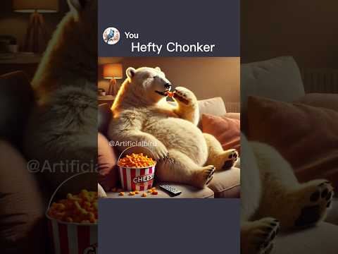 The Chonk Chart - Nikocado Bear (Ai Edition) #ai #chatgpt #aiart