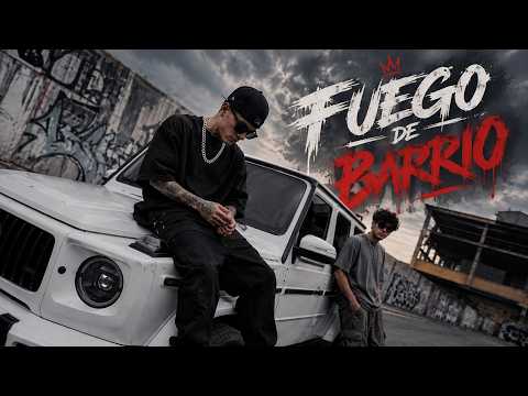 Santa Fe Klan x Gabito Ballesteros – FUEGO DE BARRIO 🔥   | Video Oficial de Letras