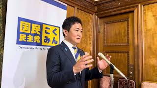 8月4日 予算委員会質疑を終えて　#玉木雄一郎 代表代表ぶら下がり #国民民主党 