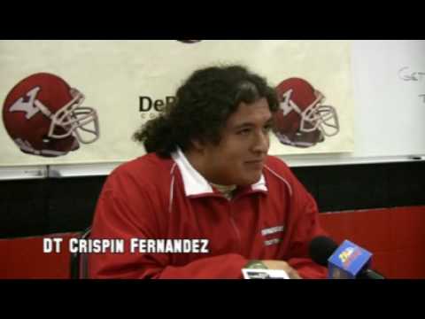 YSU Defensive Tackle Crispin Fernandez | Aug. 31, 2009
