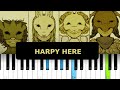 Yaelokre Harpy Hare Piano Tutorial