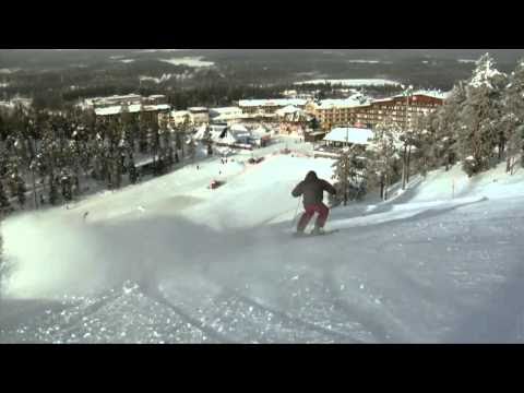 Kalle Palander cruising Ruka slopes 001