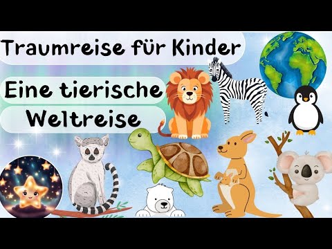 Eine tierische Weltreise (Traumreise für Kinder zum Einschlafen)